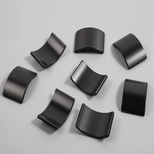 Customized Arc Motor Magnet with black epoxy