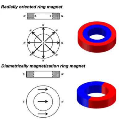 Radially Oriented ring magnet direction